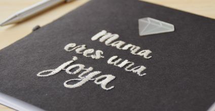 cuadernos bordados