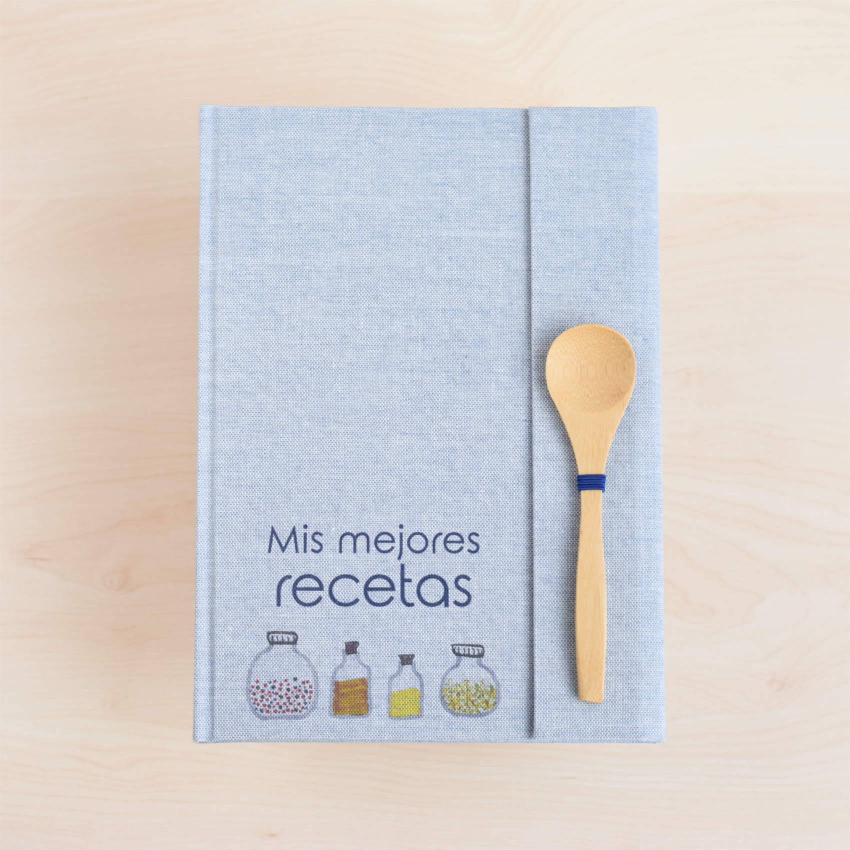 Recetario de cocina A5 | Cierre solapa + cuchara | Edición limitada