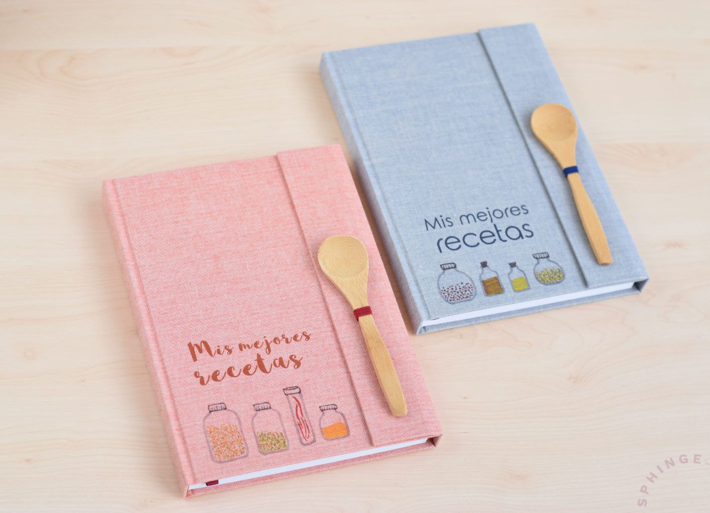 Recetario de cocina A5 | Cierre solapa + cuchara | Edición limitada - Imagen 2