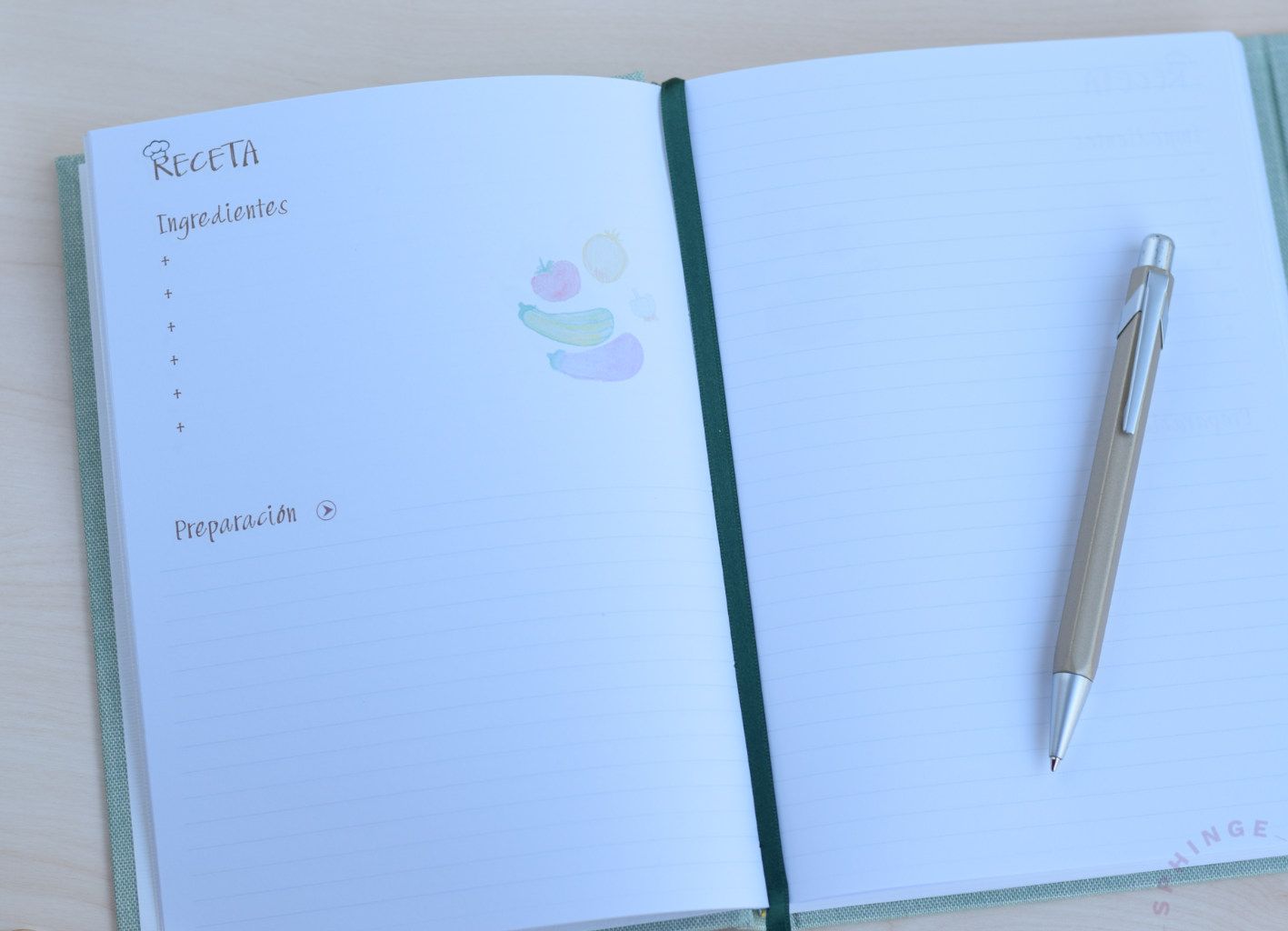 Recetario de cocina A5 | Cierre solapa + cuchara | Edición limitada - Imagen 6