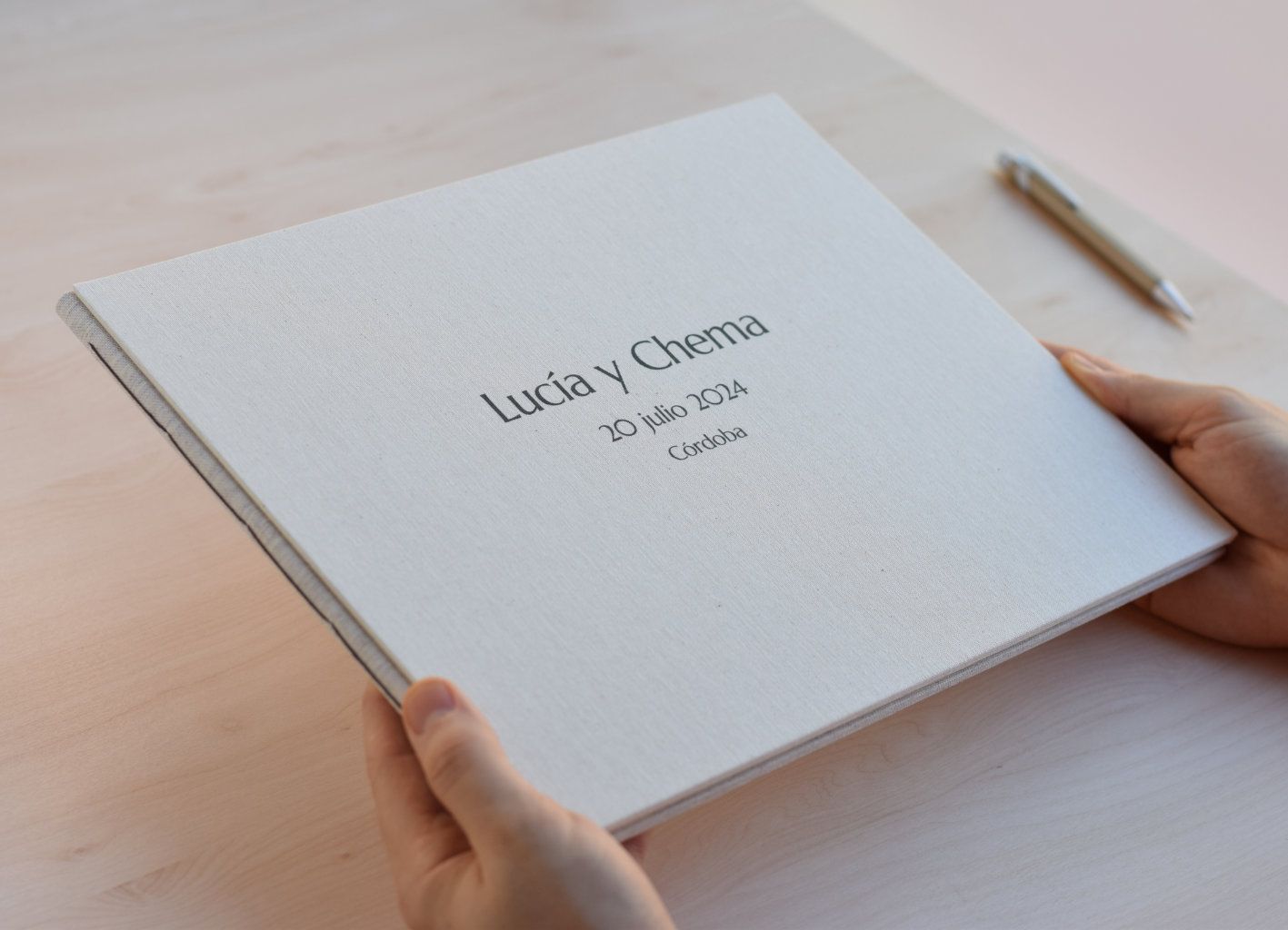 libro de firmas rama de olivo