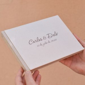Libro de firmas rústico