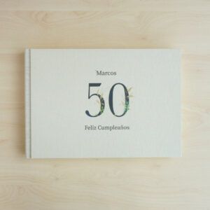 Álbum de Aniversario Cumpleaños 22x32 | Personalizado | 30 hojas