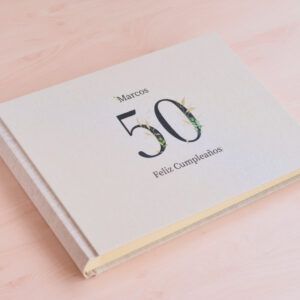 Álbum de Aniversario Cumpleaños 22x32 | Personalizado | 30 hojas