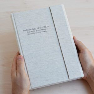 Cuaderno de notas con solapa | Personalizado | 120 hojas 18x25