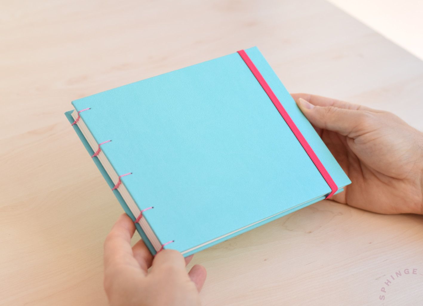 Cuaderno de acuarela A5 | Personalizado con iniciales | Papel 300g - Imagen 5