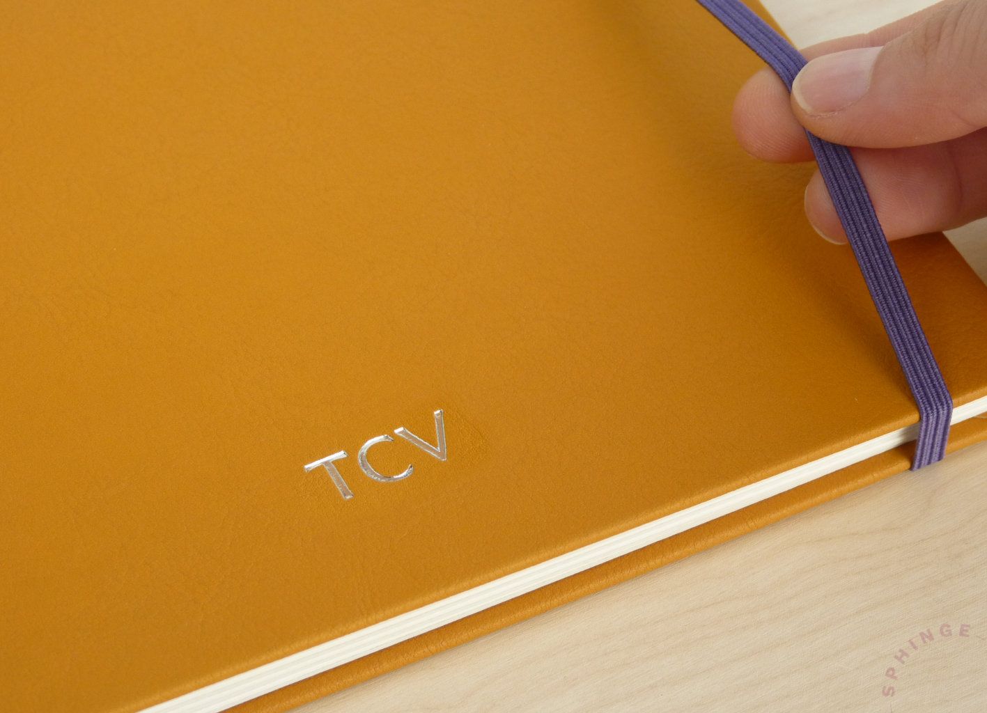 Cuaderno de acuarela A5 | Personalizado con iniciales | Papel 300g - Imagen 3