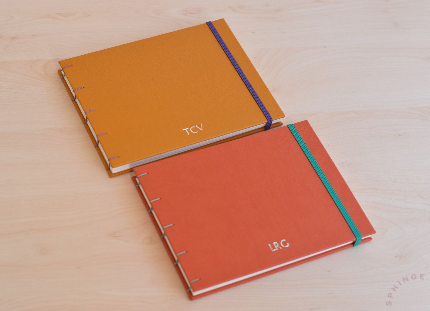 Cuaderno de acuarela A5 | Personalizado con iniciales | Papel 300g - Imagen 4