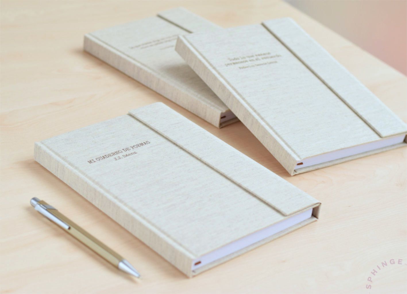 Cuaderno de notas con solapa | Personalizado | 120 hojas 18x25 - Imagen 2