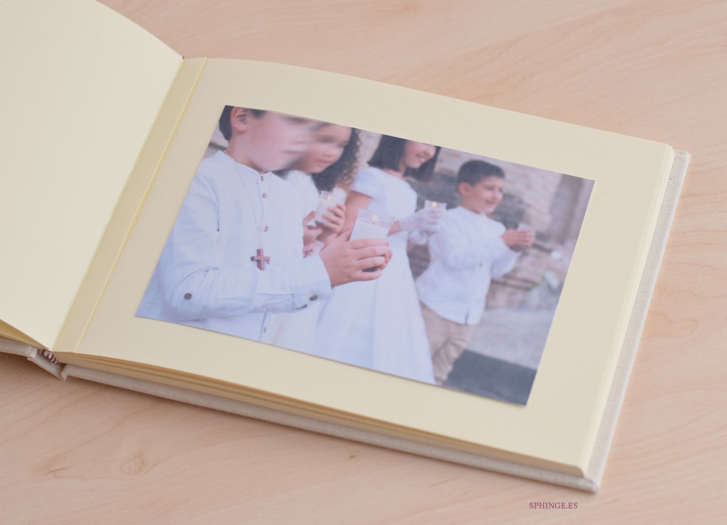 Álbum clásico de fotos y firmas Comunión | Personalizado | A5 A4 24 hojas - Imagen 8