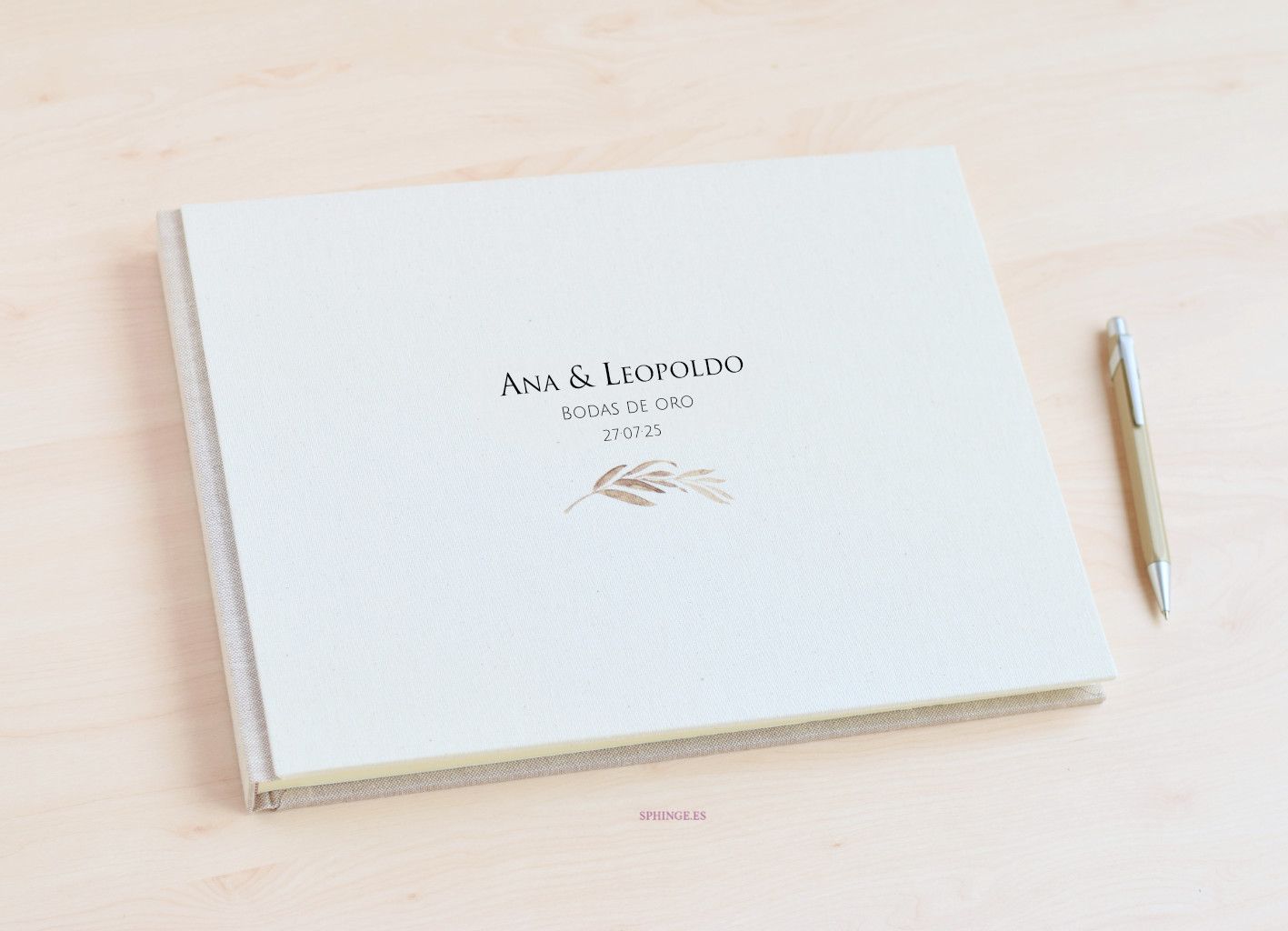 Álbum personalizado Olivo | Para pegar fotos | 30 hojas | 23x32 - Imagen 2