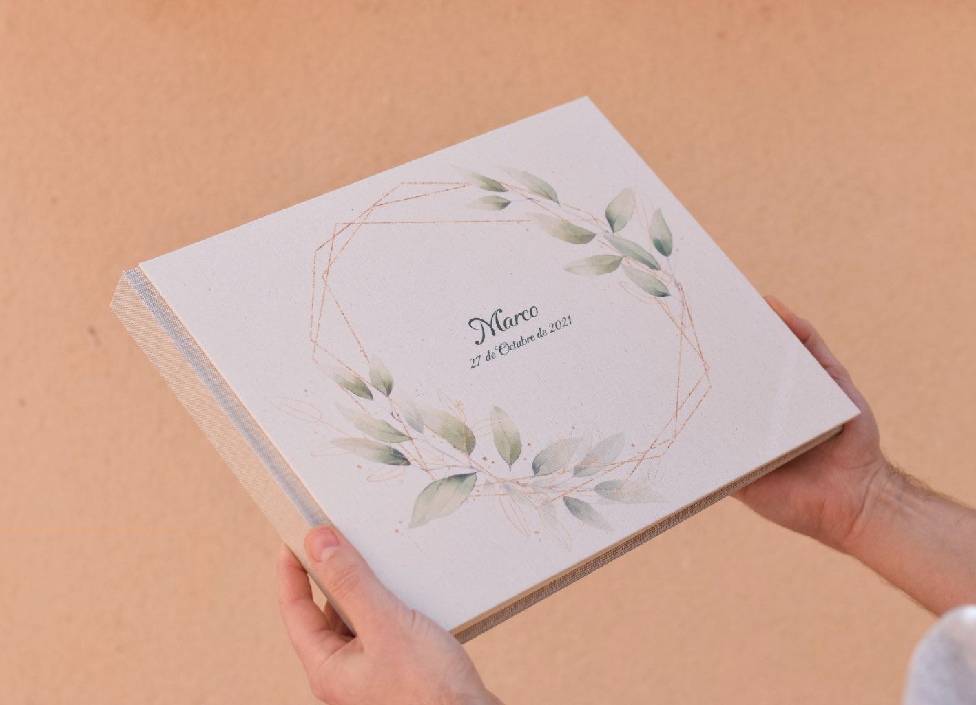 Álbum personalizado Laurel | Para pegar fotos | 30 hojas | 23x32 - Imagen 2
