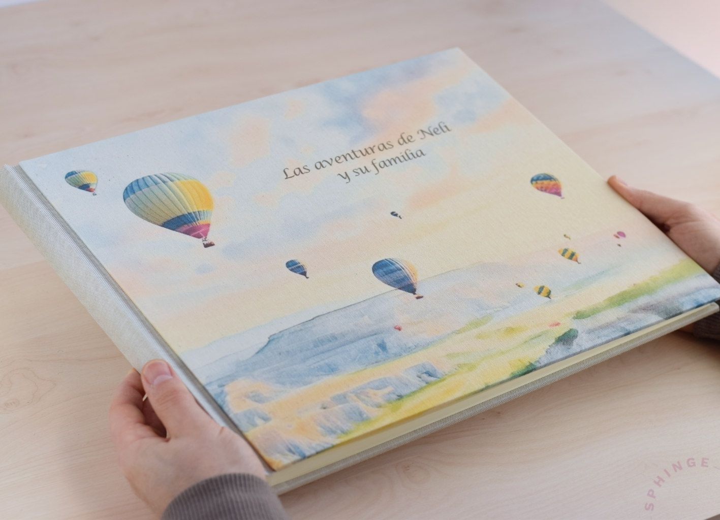 Álbum personalizado Globos | Para pegar fotos | 30 hojas | 23x32 - Imagen 2