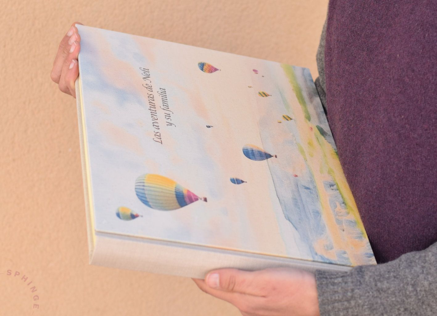 Álbum personalizado Globos | Para pegar fotos | 30 hojas | 23x32 - Imagen 3