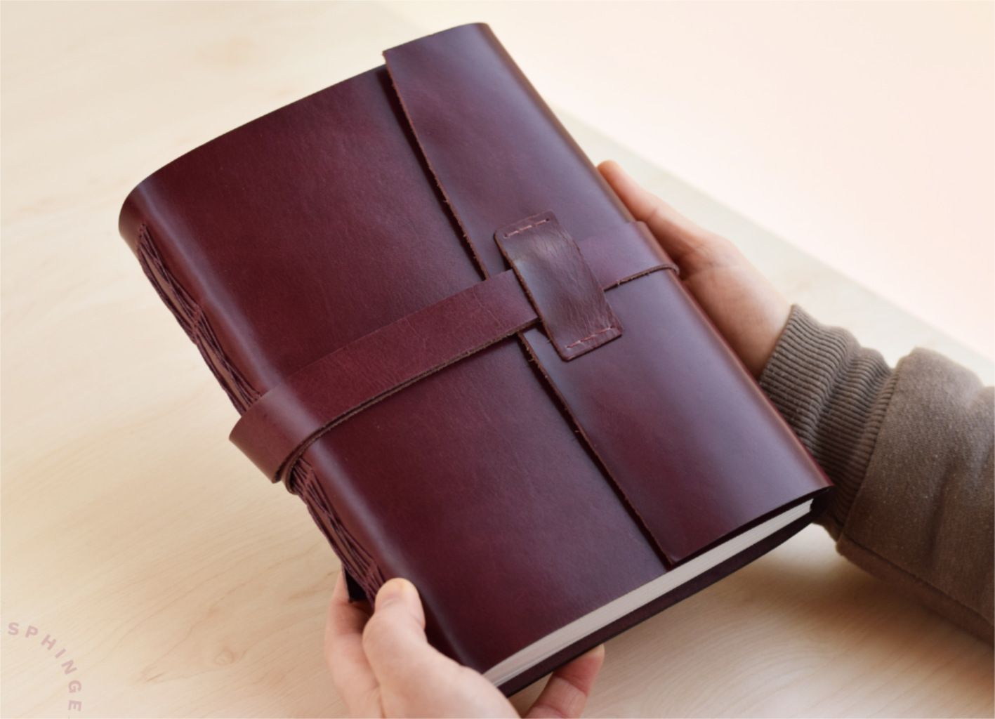 Diario de piel personalizado con frase | 18x25 | 160 hojas - Imagen 9