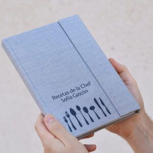 Recetario A5 | Personalizado | Cierre solapa | Varios colores - Lino Azul