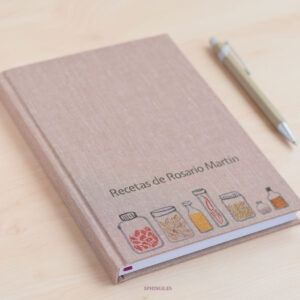 Recetario A5 personalizado