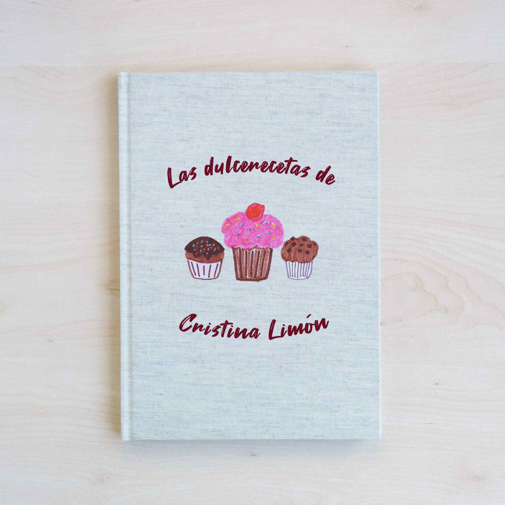 Recetario A5 repostería | Personalizado | 100 hojas