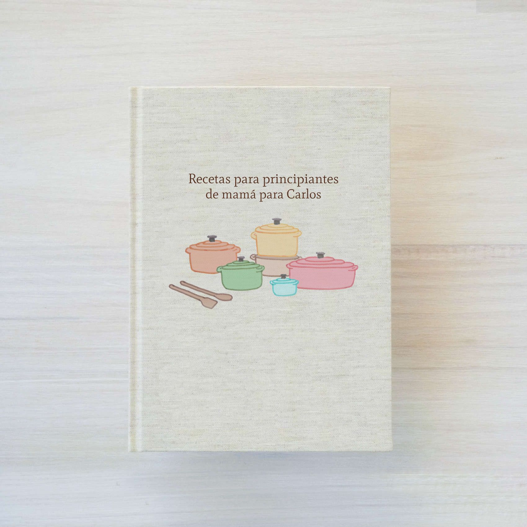 Recetario A5 Cazuelas | Personalizado | 100h