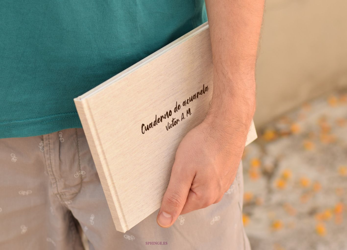 Sketchbook Acuarela Personalizado | 32 hojas 200g Grano medio | 18x25 - Imagen 4