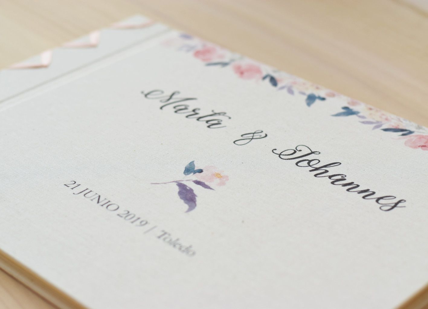Encuadernación personalizada - artesanal - libro de firmas personalizado - sphinge 3