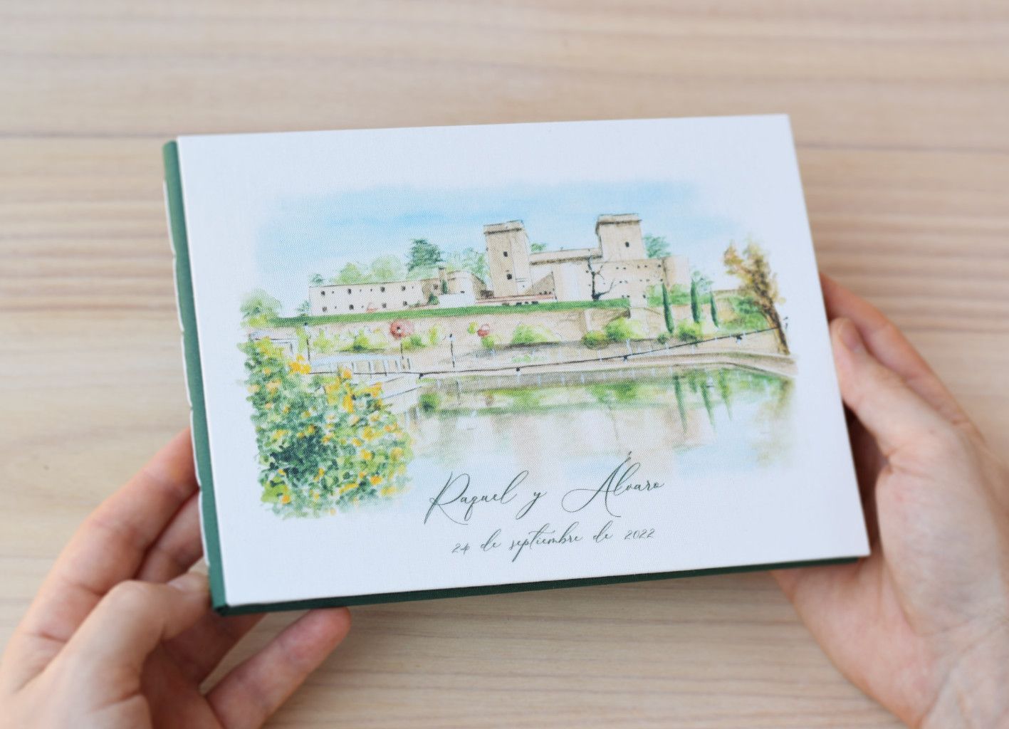 Libro de firmas Costura vista con tu diseño o foto | 40 hojas Papel 120g | A4 A5 - Imagen 8