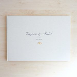 Álbum clásico de fotos y firmas Boda | Personalizado | A4 24 hojas