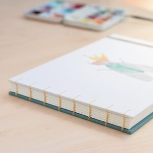 Cuaderno de Acuarela con tu diseño