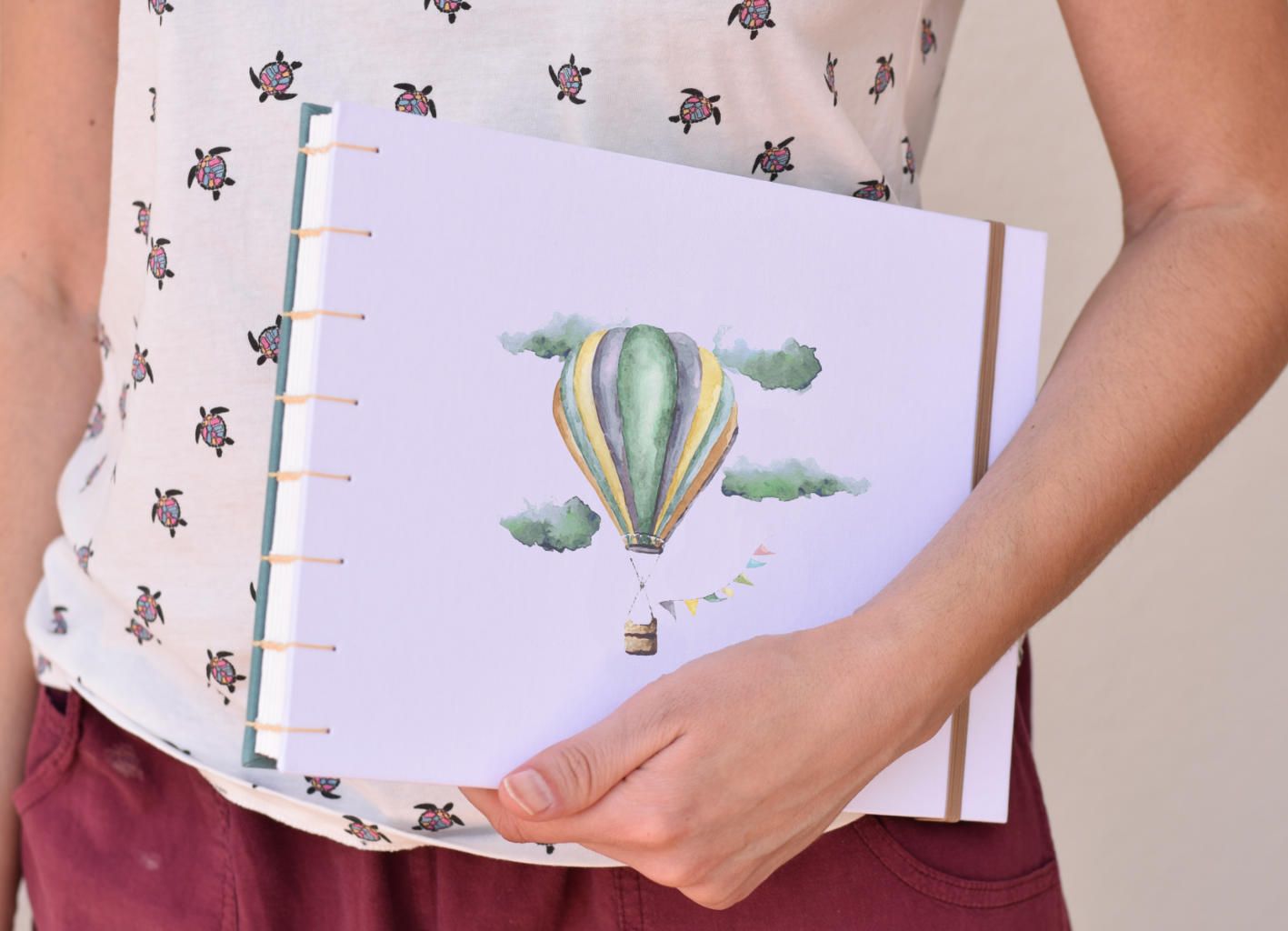 Cuaderno de Acuarela con tu diseño o foto | 24 hojas 300g | 20x29 cm - Imagen 2