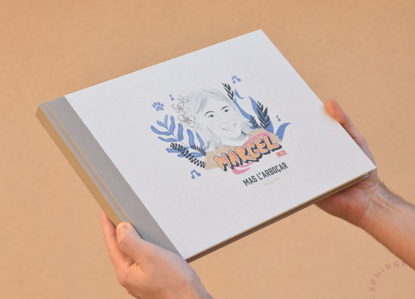 Libro de firmas Cartoné con tu diseño o foto | 50 hojas Papel 120g | 23x32 cm - Imagen 2