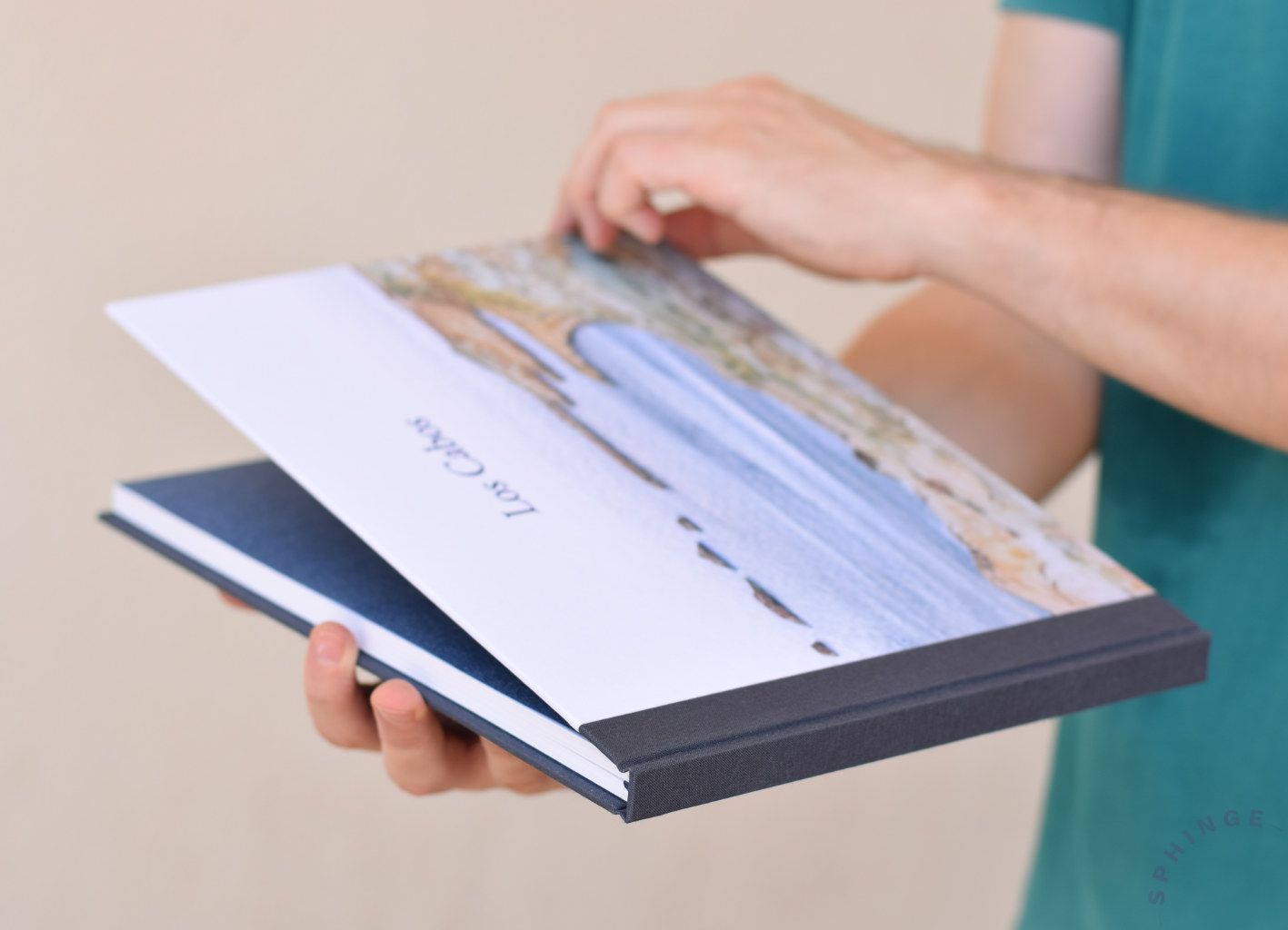 Libro de firmas Cartoné con tu diseño o foto | 50 hojas Papel 120g | 23x32 cm - Imagen 3