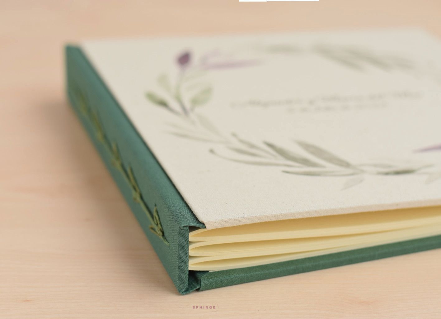 Álbum fotos y firmas Corona de Olivo 21x21 | Personalizado | 30 Hojas - Imagen 6