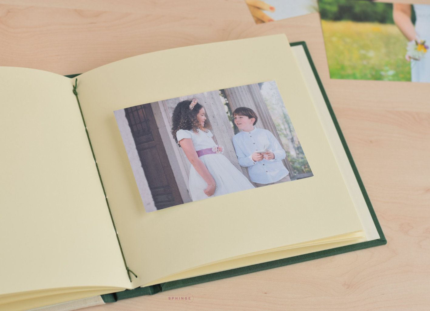 Álbum fotos y firmas Corona de Olivo 21x21 | Personalizado | 30 Hojas - Imagen 3
