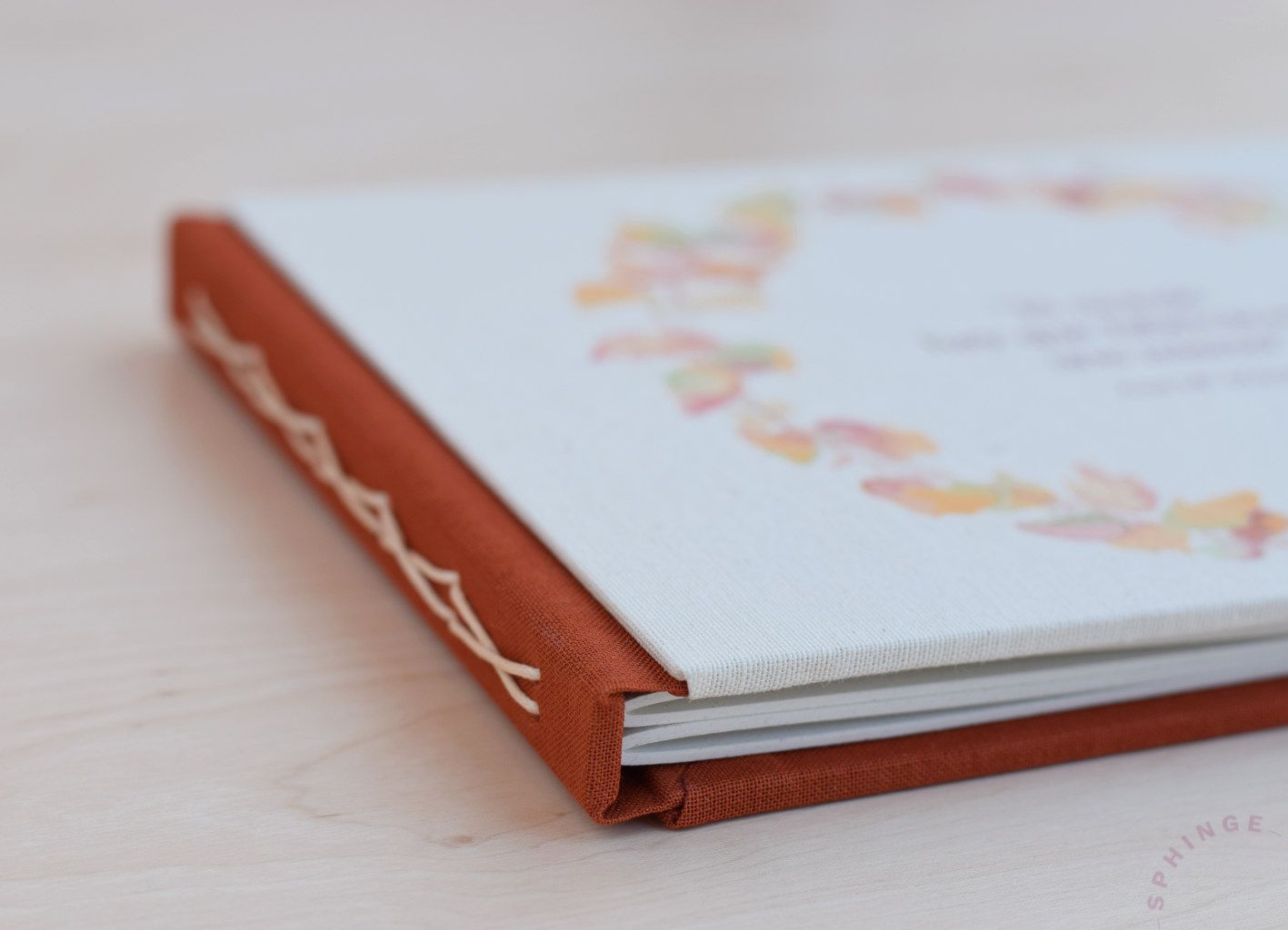 Libro de firmas Hiedra A5 A4 | Personalizado | 40 Hojas | Papel 120g - Imagen 3