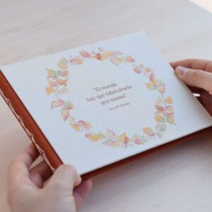 Libro de firmas Hiedra A5 A4 | Personalizado | 40 Hojas | Papel 120g