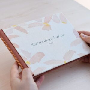 Libro de firmas pétalos A5 A4 | Personalizado | 40 hojas | Papel 120g