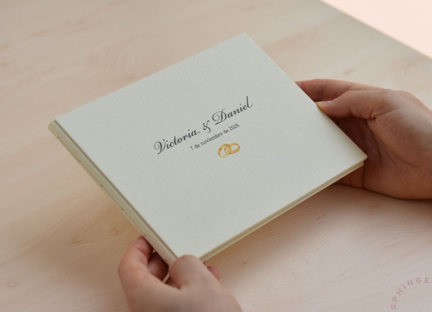 Libro de testigos personalizado | 16 hojas | Papel 180g | A5 15x21