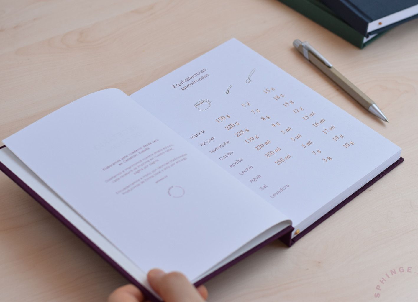 Cuaderno de recetas personalizado con iniciales | 3 colores | 100 hojas A5 15x21 - Imagen 4